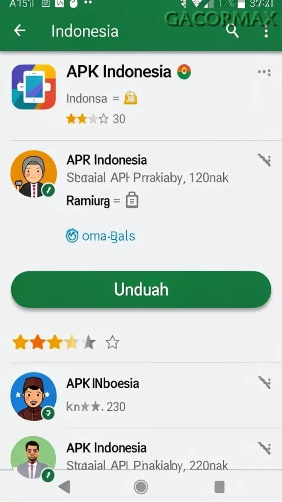 Cuplikan layar AA666 — halaman utama