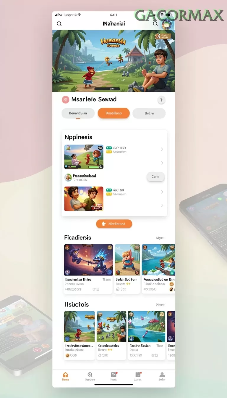 Cuplikan layar KOINAGA88 — menu navigasi