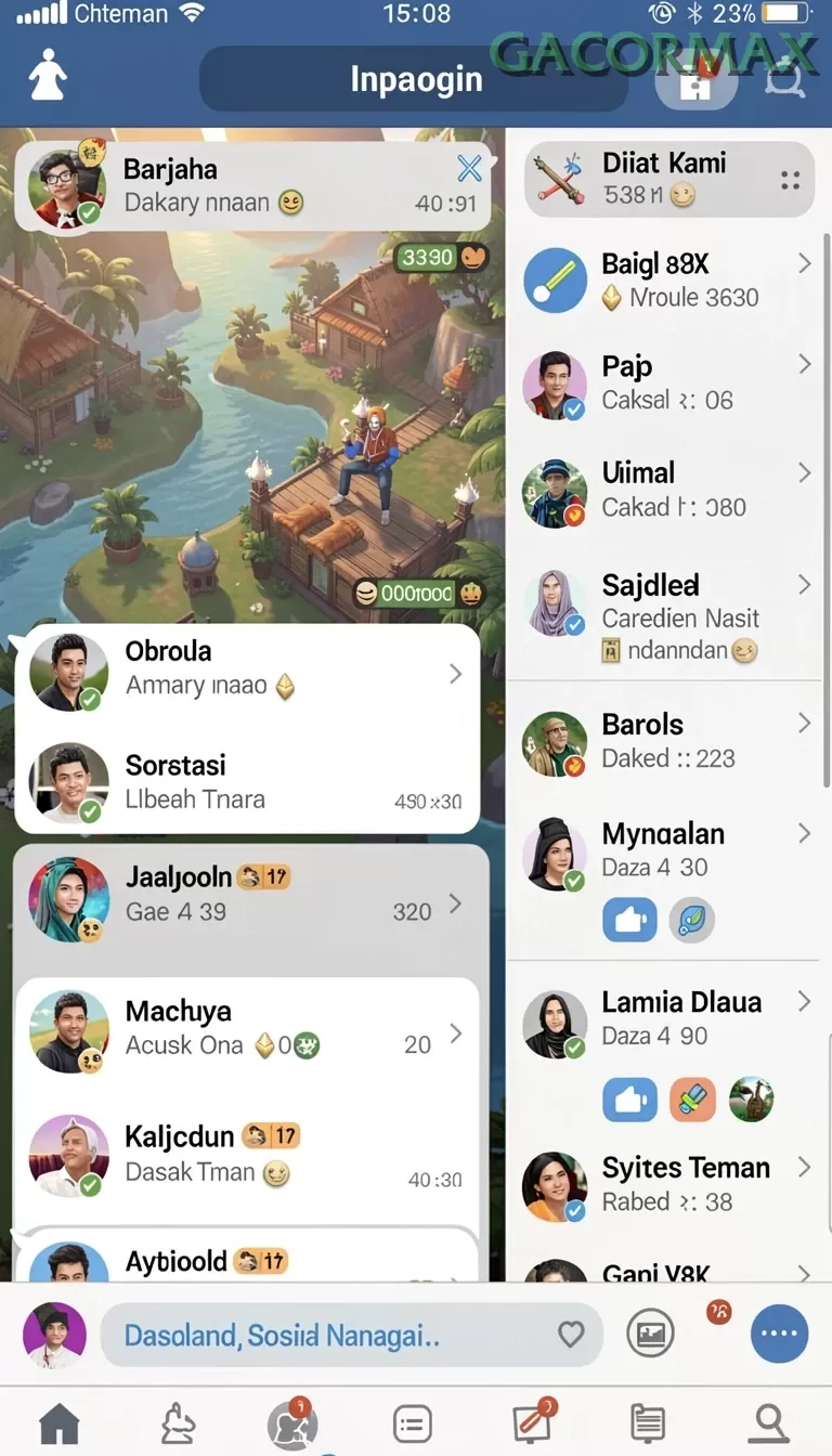 Cuplikan layar MAMI188 — halaman utama